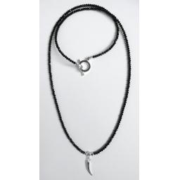 Black and mini Silver horn